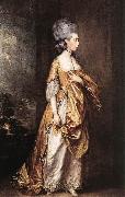 GAINSBOROUGH, Thomas Mrs Grace Dalrymple Elliot xdg Sweden oil painting reproduction